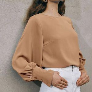 Nude blouse